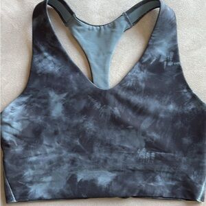 SPANX Blue Mesh Detail Top